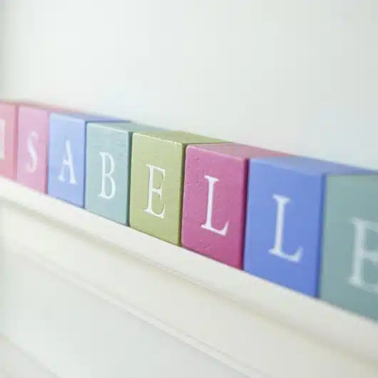 Christening Gift Frame | Pastel