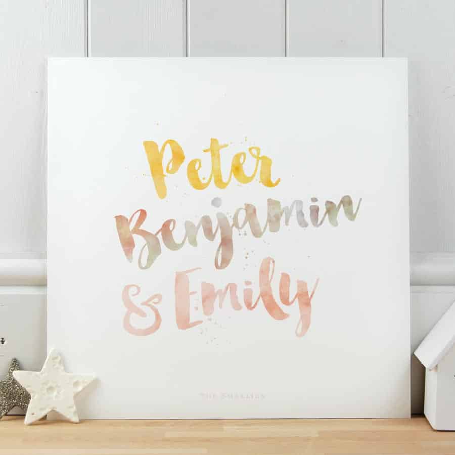 Childrens Names - Art print - Make it with Words