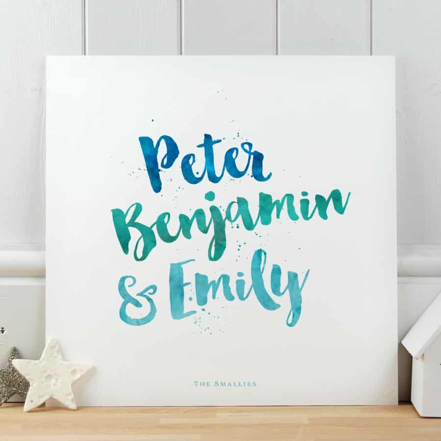 Childrens Names - Art print - Make it with Words