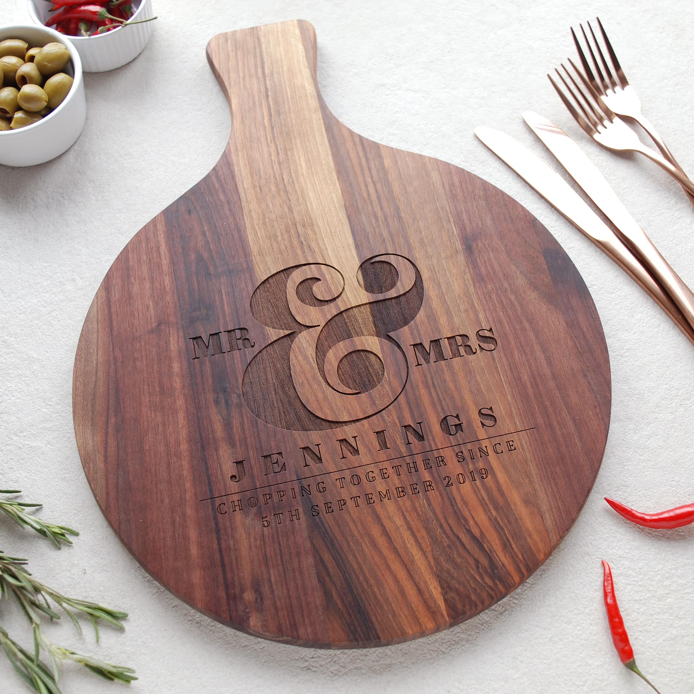 thumbnail image 2 of Personalised Mr & Mrs Metal Plaque Sign - Wedding, Anniversary, New Home Gift 2 of 5