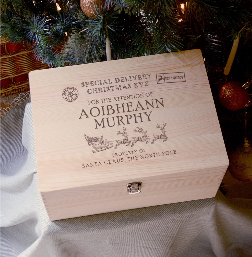 'Special Delivery' Christmas Eve Box Make it with Words